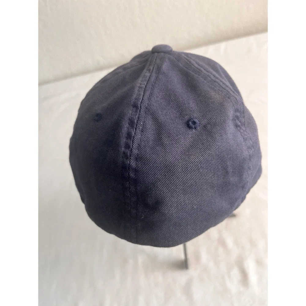 FlexFit WB Logo Ball Cap Hat Fitted S/M Baseball Gray‎